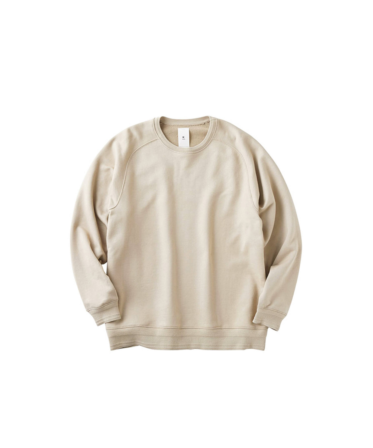 PREMIUM SWEAT CREW NECK（BEIGE)